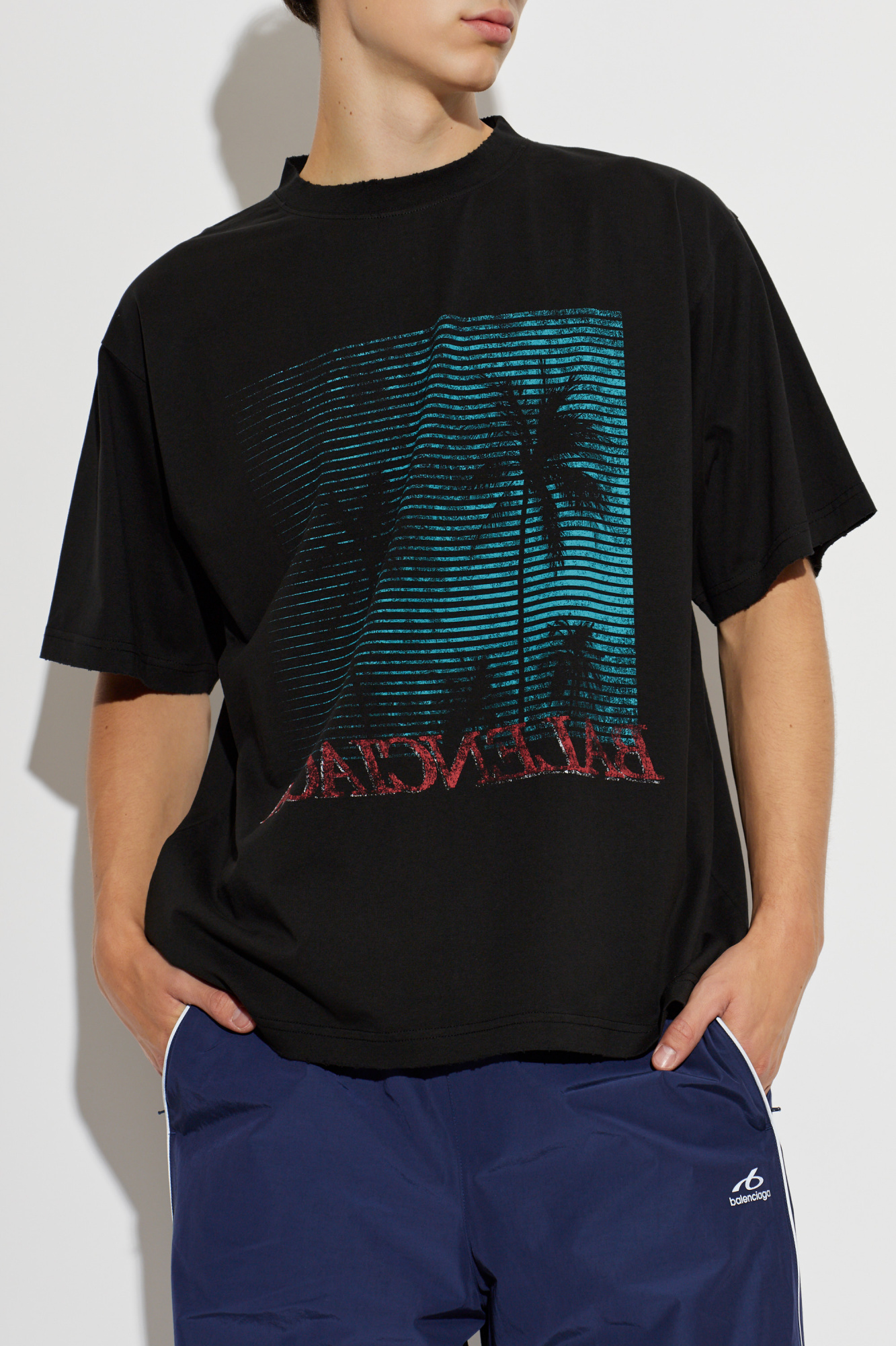 Balenciaga T-shirt with logo | Men's | Vitkac